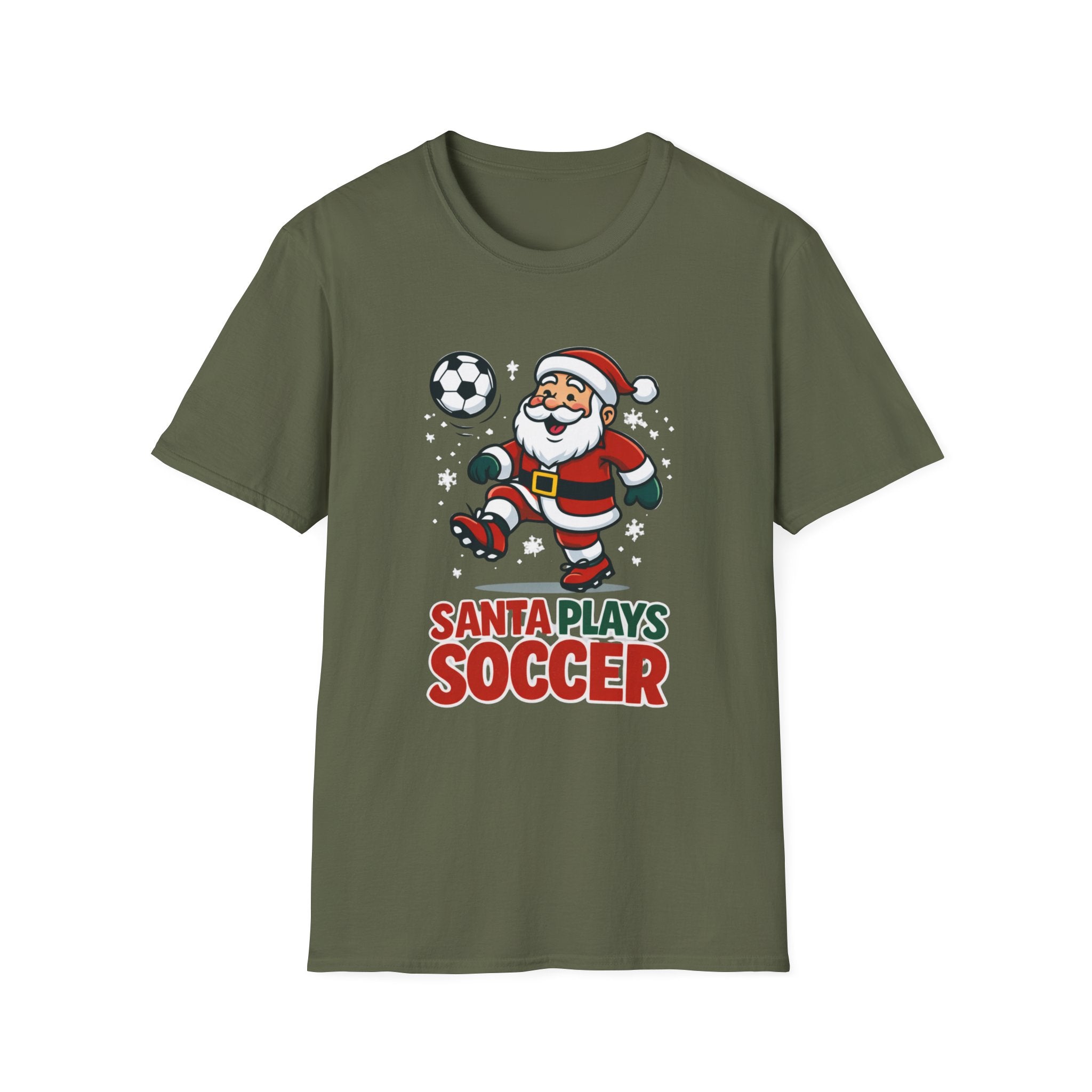 Santa Plays Soccer T-Shirt