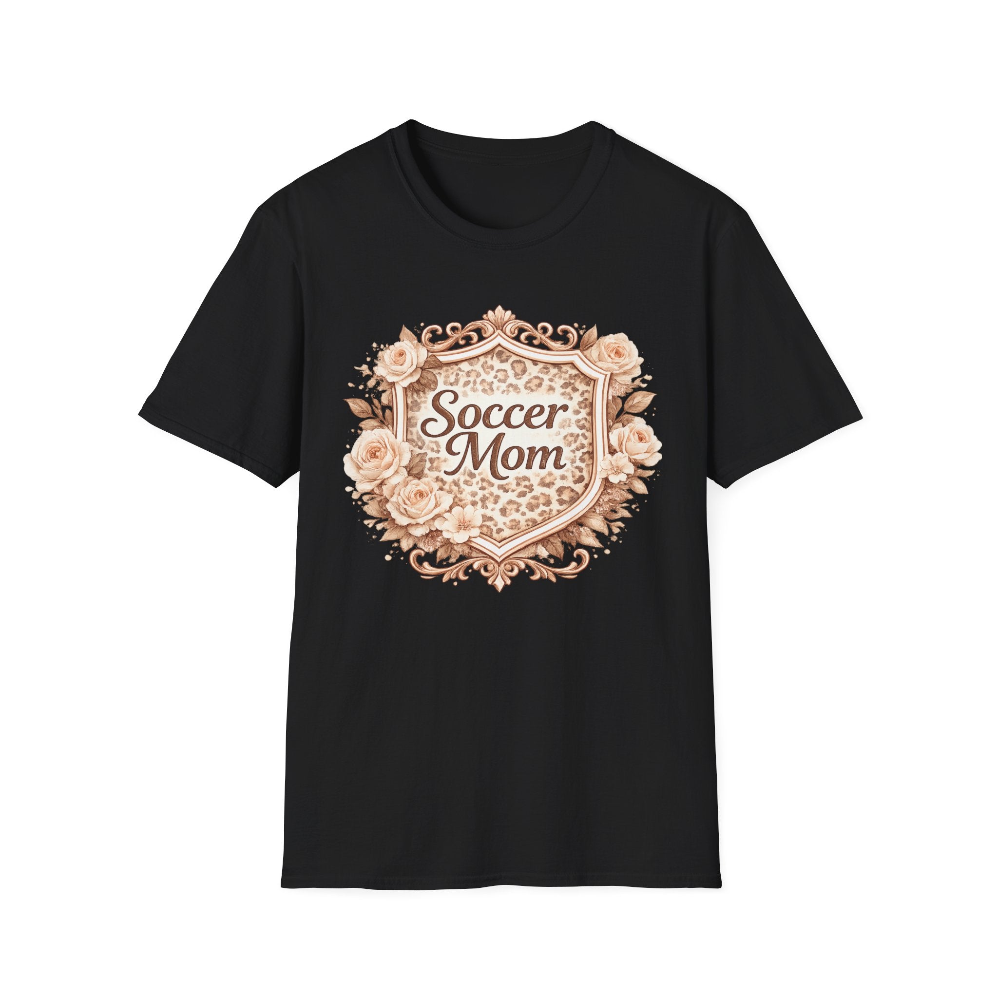 Floral Leopard Soccer Mom T-Shirt