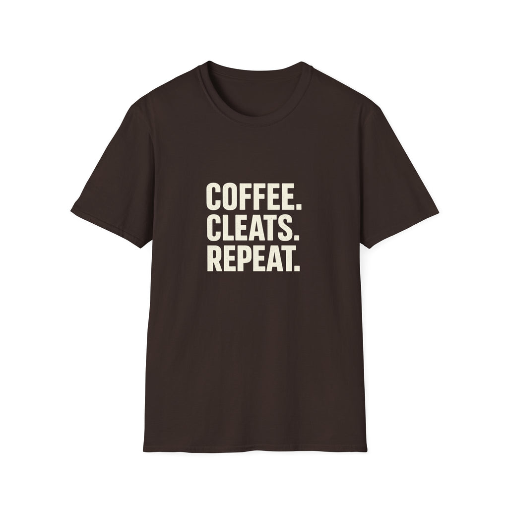 Coffee Cleats Repeat T-Shirt