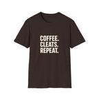 Coffee Cleats Repeat T-Shirt