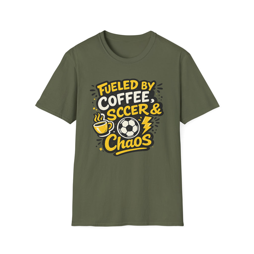 Fueled by Coffee, Soccer & Chaos T-Shirt