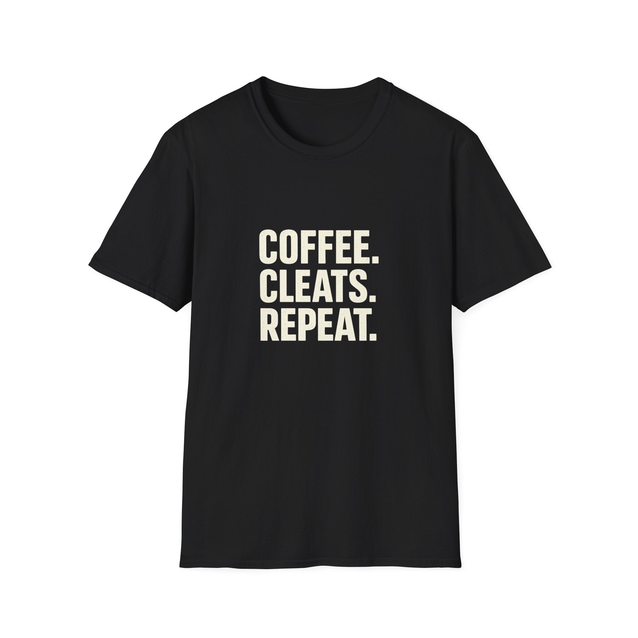 Coffee Cleats Repeat T-Shirt