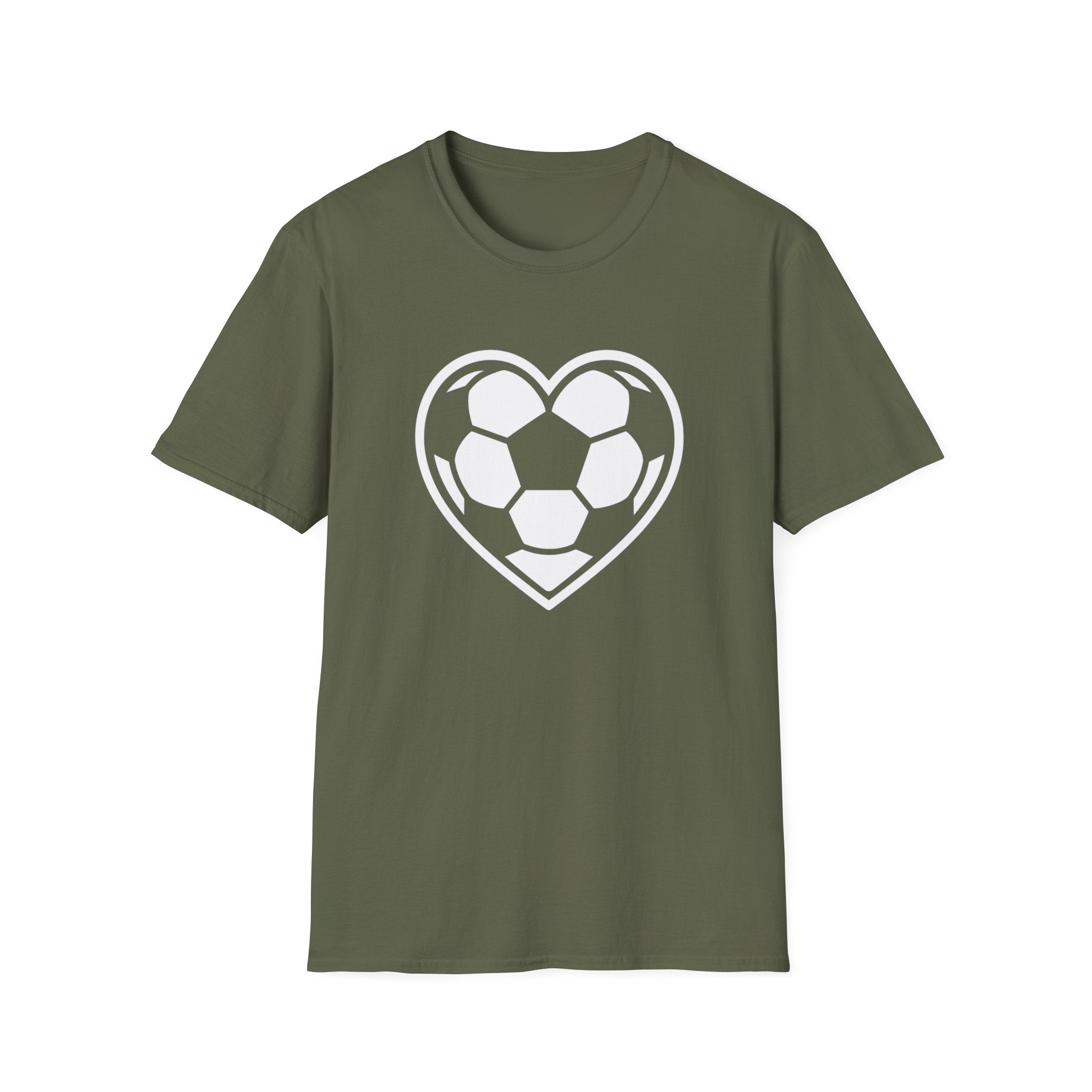 Distressed Soccer Heart T-Shirt