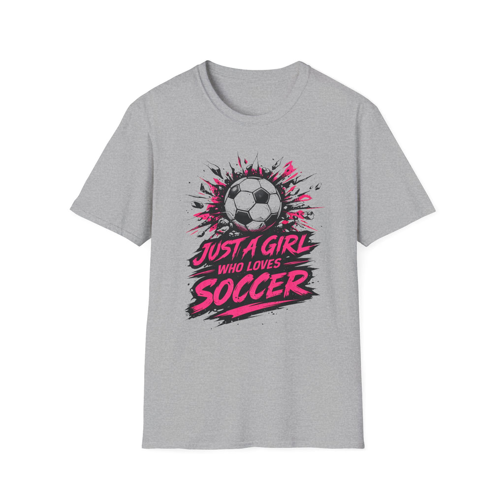 Girl Loves Soccer T-Shirt