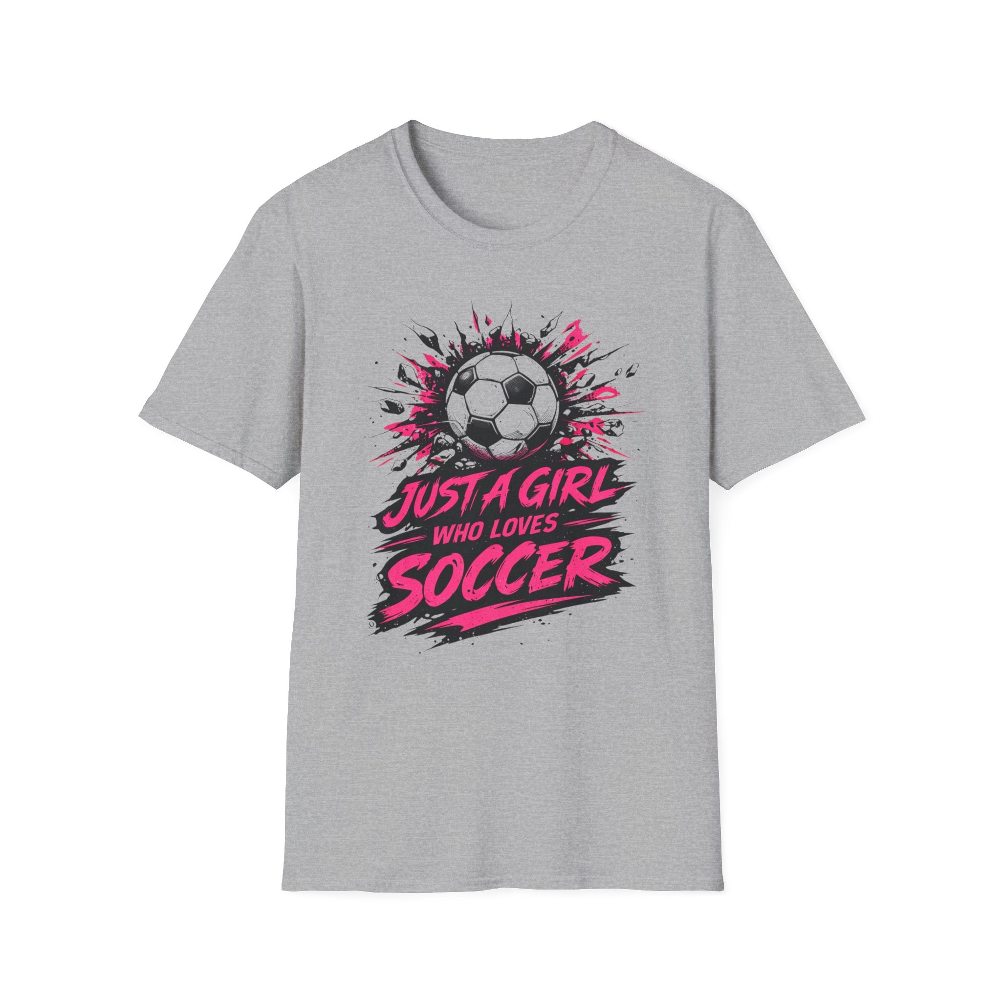 Girl Loves Soccer T-Shirt