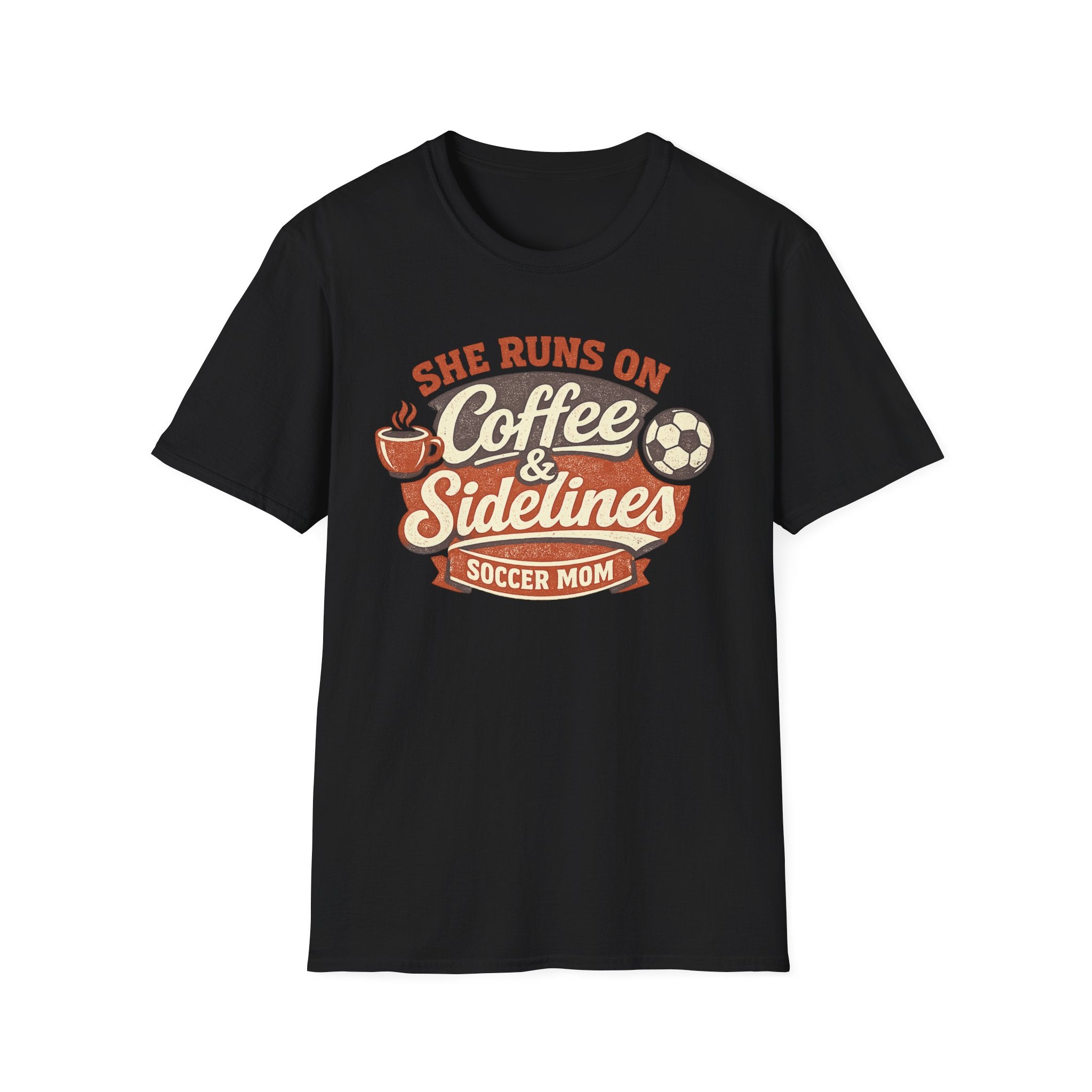 Coffee & Sidelines Soccer Mom T-Shirt