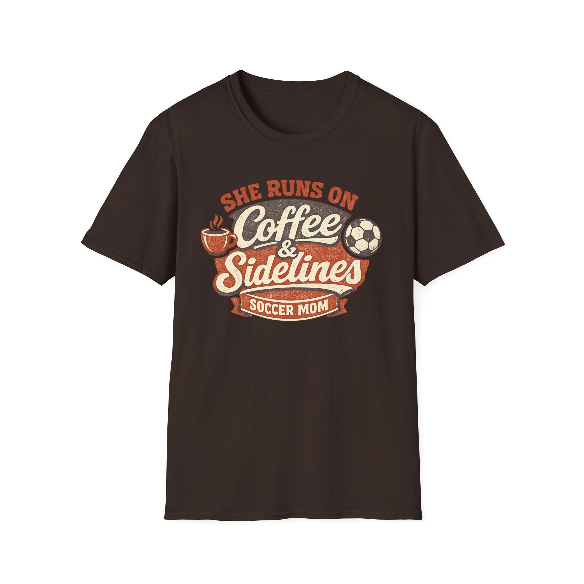 Coffee & Sidelines Soccer Mom T-Shirt