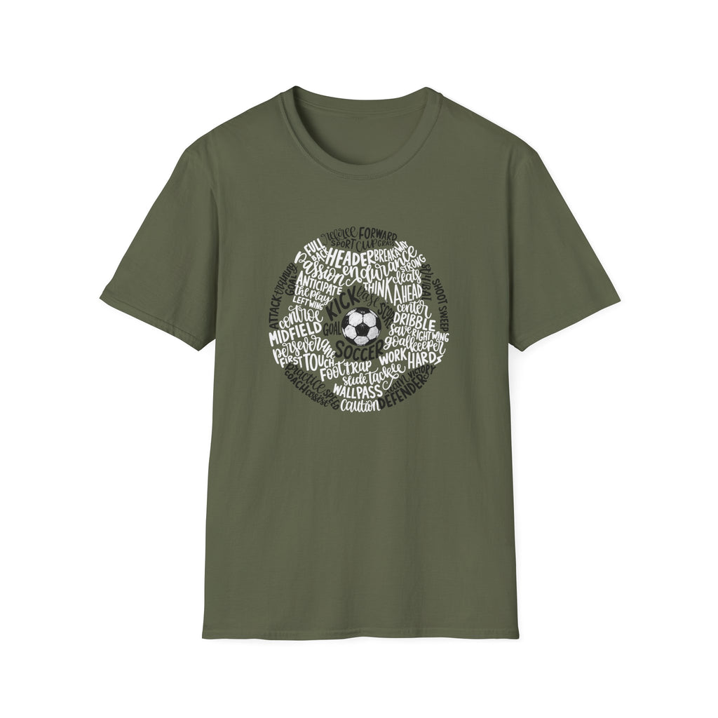 Soccer Typography T-Shirt