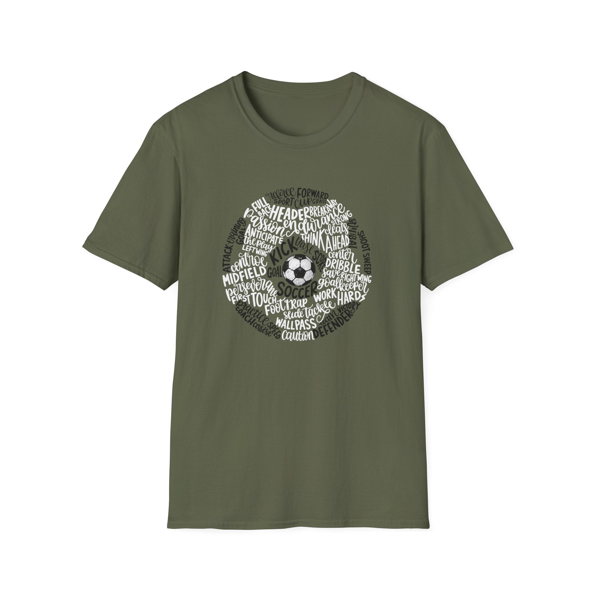 Soccer Typography T-Shirt