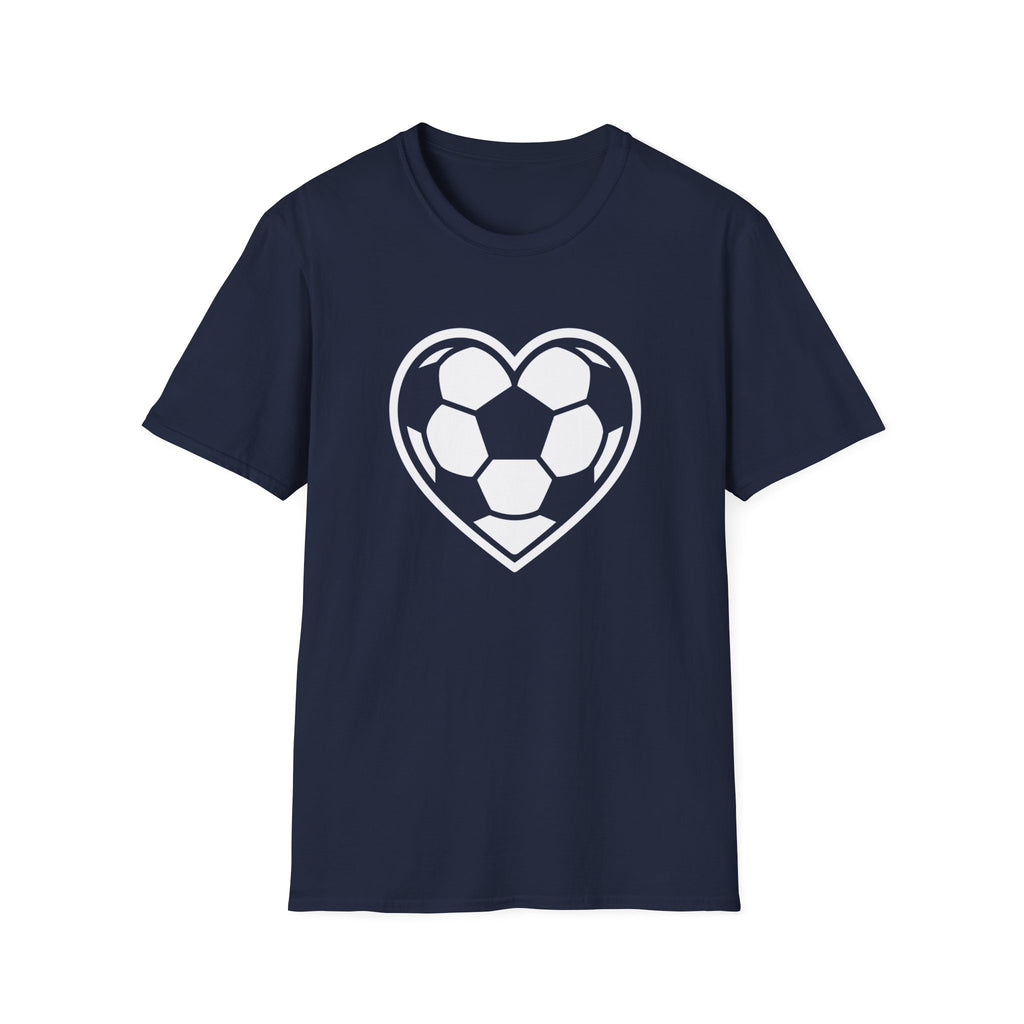 Distressed Soccer Heart T-Shirt