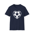 Distressed Soccer Heart T-Shirt