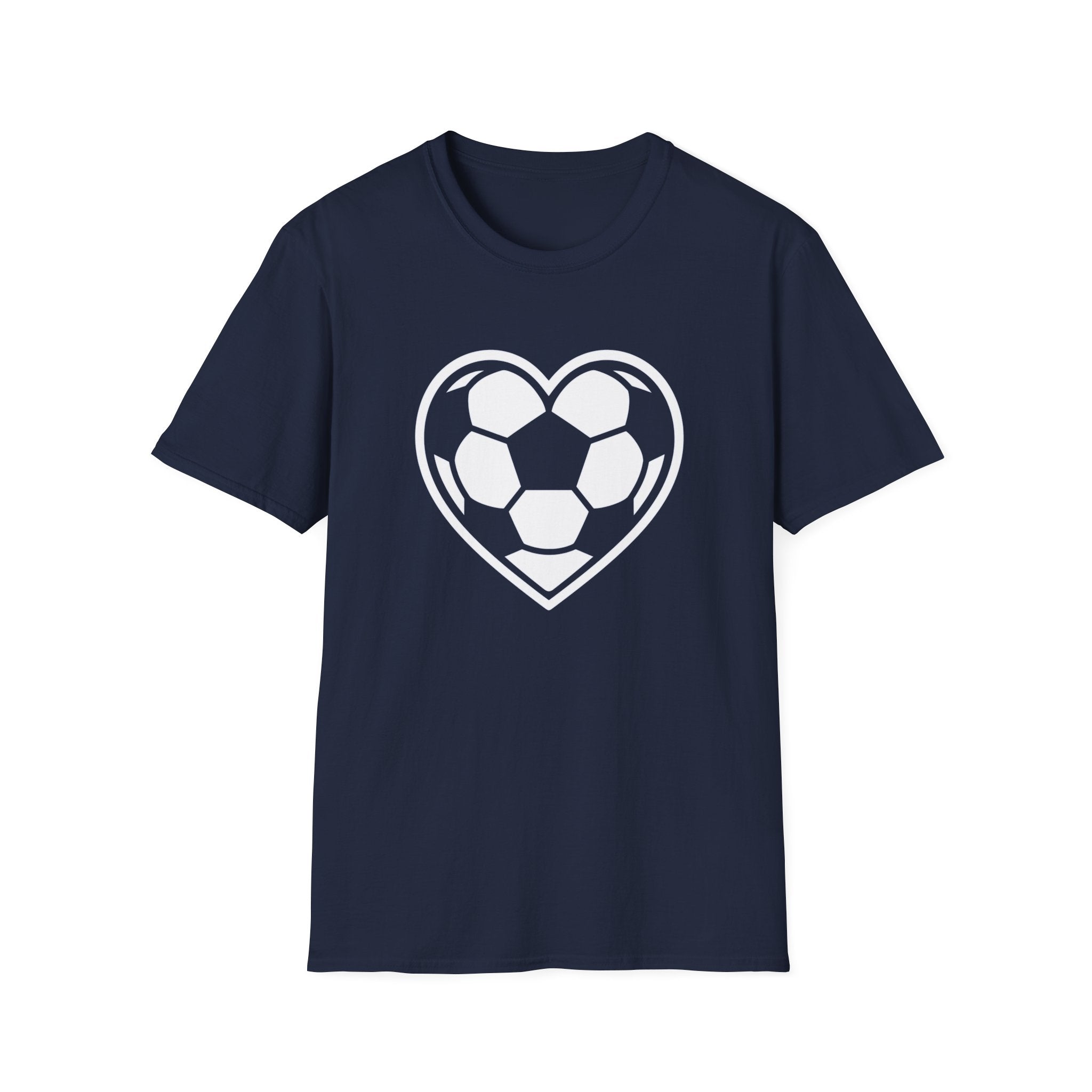 Distressed Soccer Heart T-Shirt
