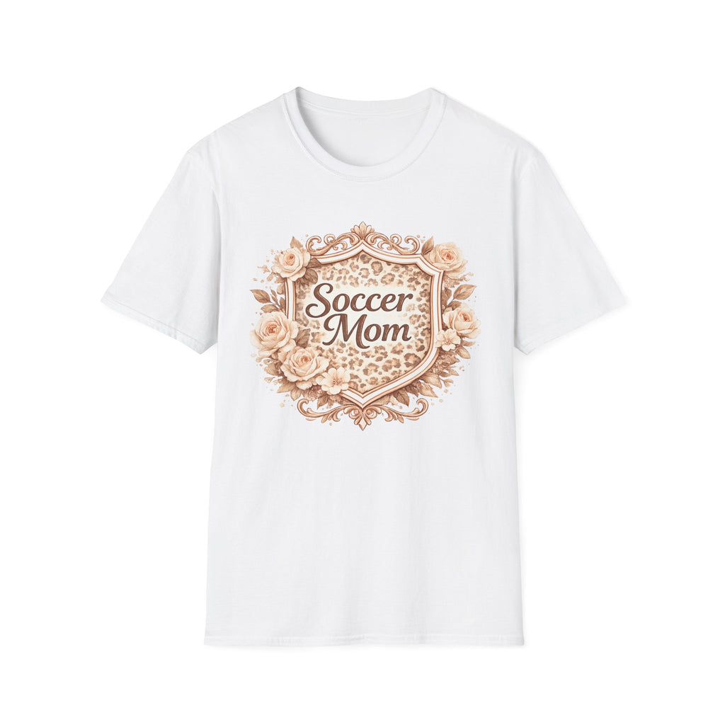 Floral Leopard Soccer Mom T-Shirt