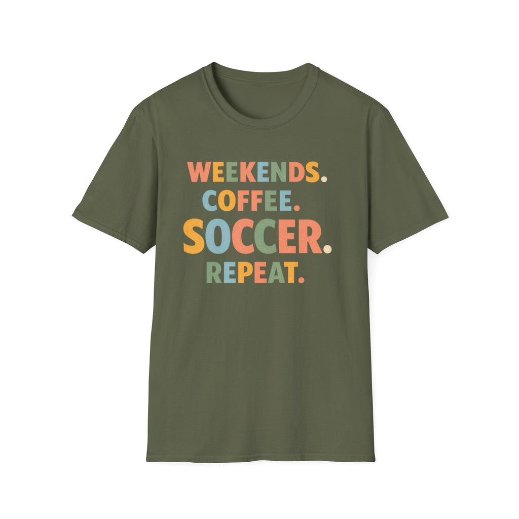 Soccer Coffee Repeat T-Shirt