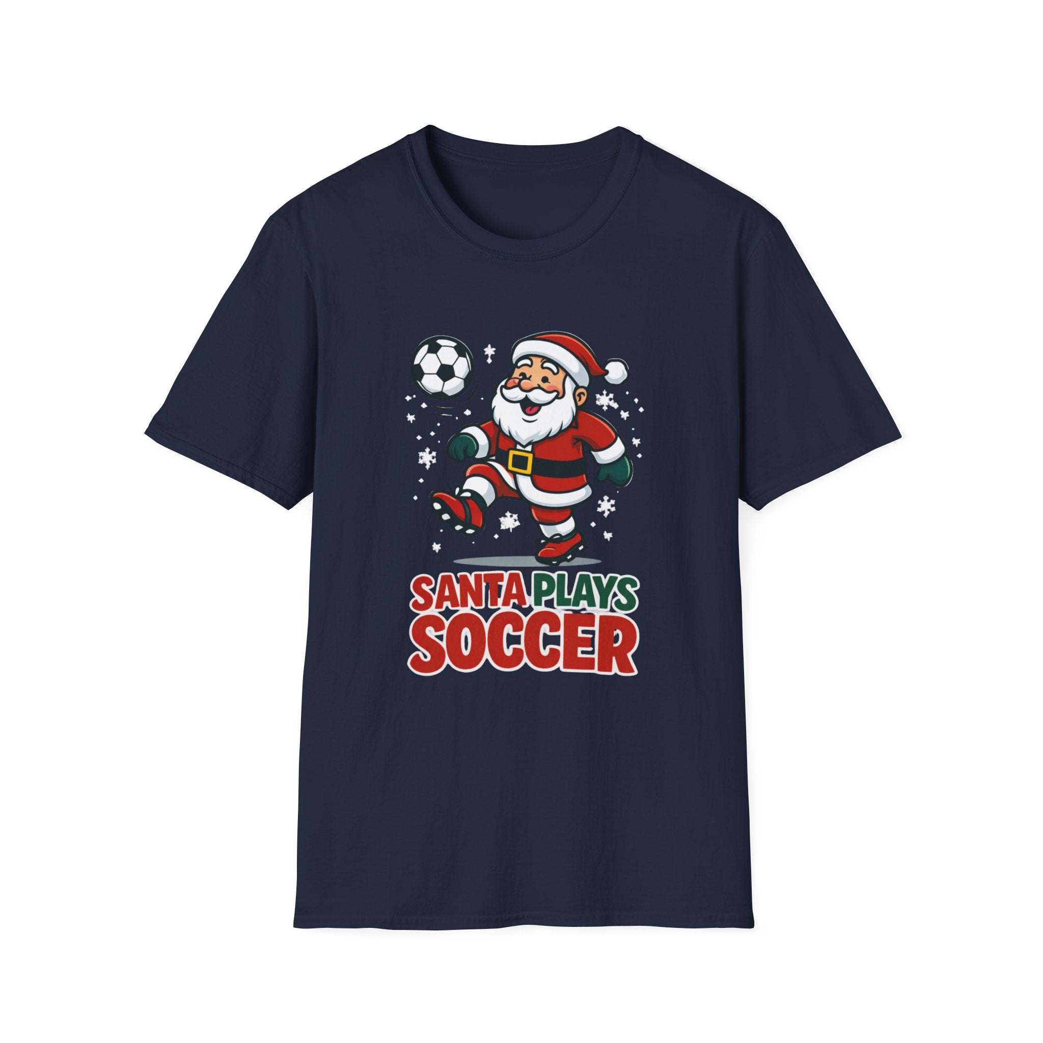 Santa Plays Soccer T-Shirt