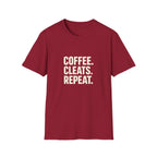 Coffee Cleats Repeat T-Shirt