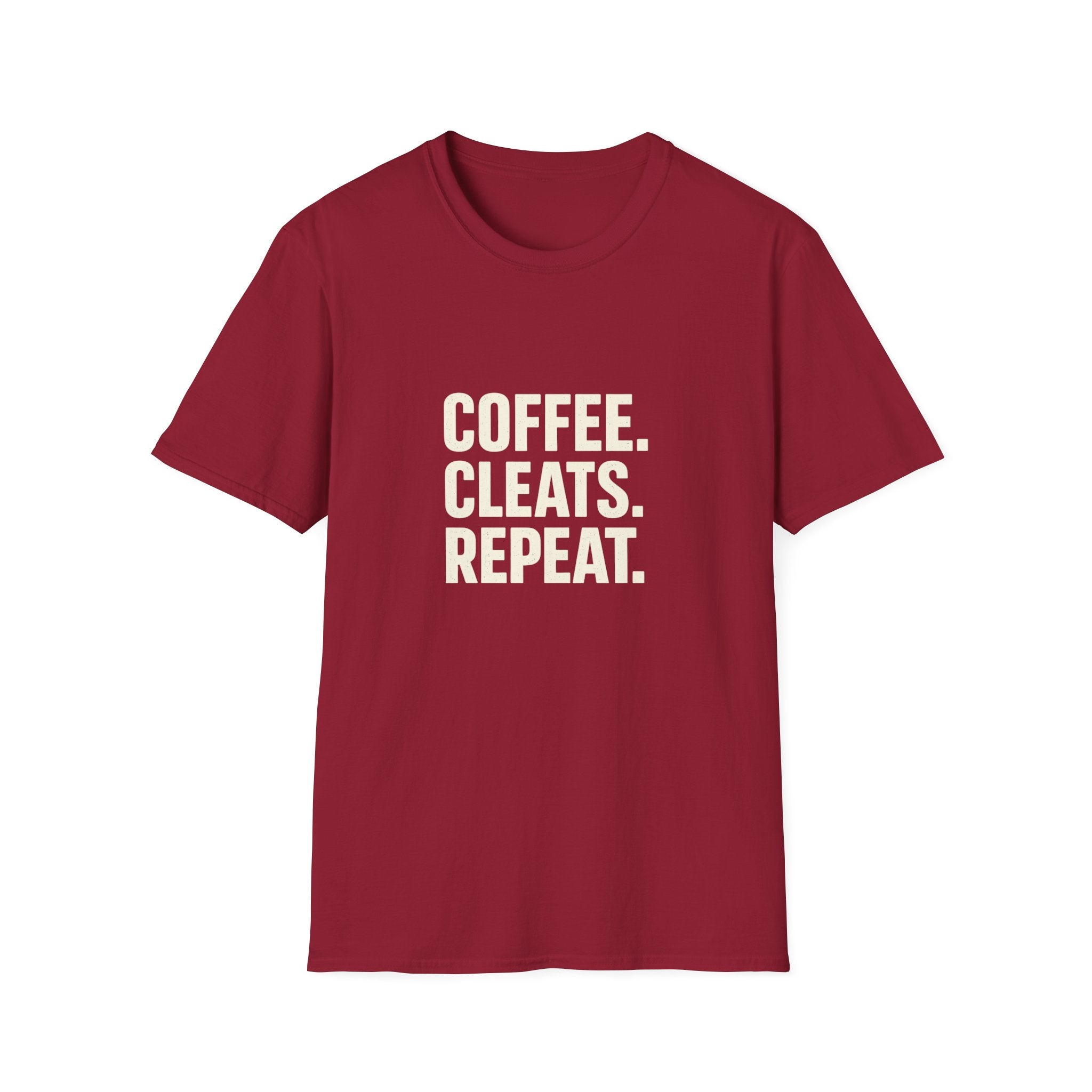 Coffee Cleats Repeat T-Shirt