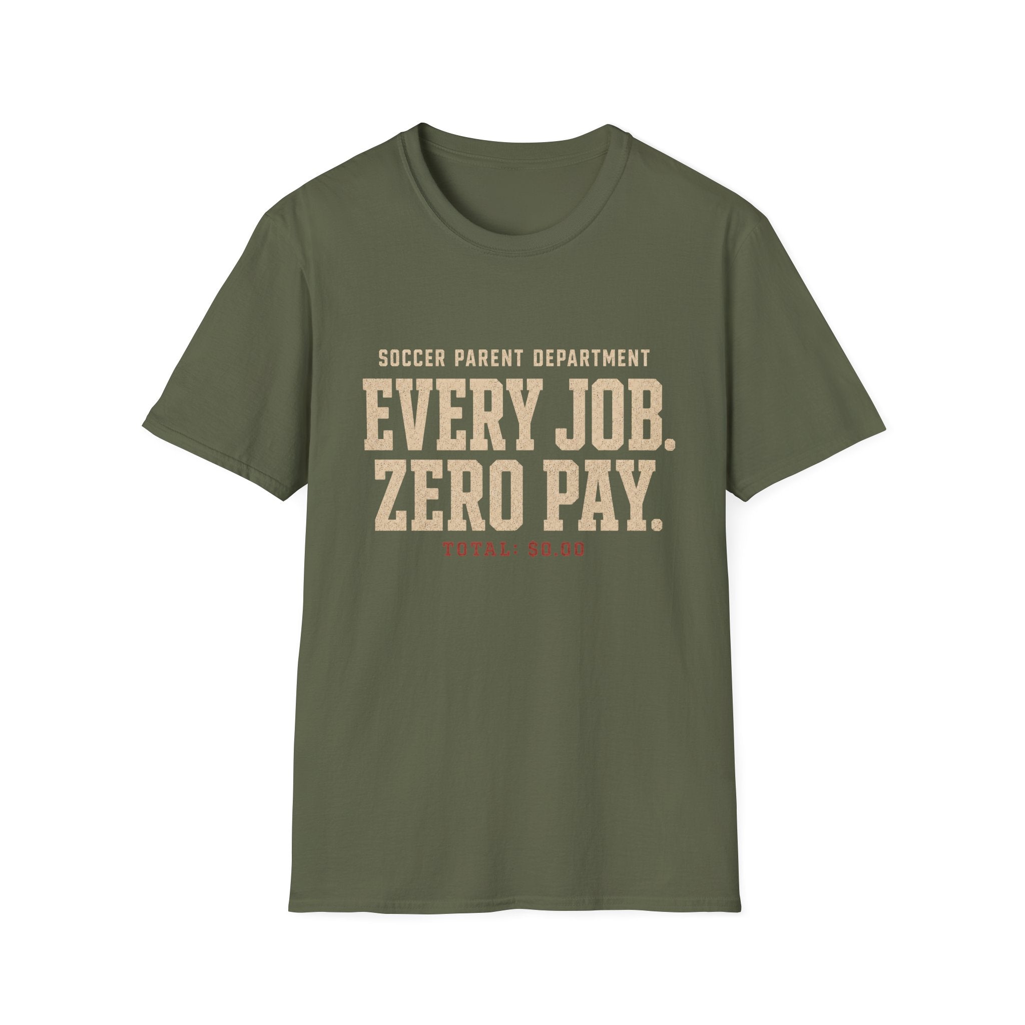 Unpaid Soccer Parent T-Shirt