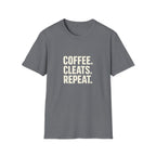 Coffee Cleats Repeat T-Shirt