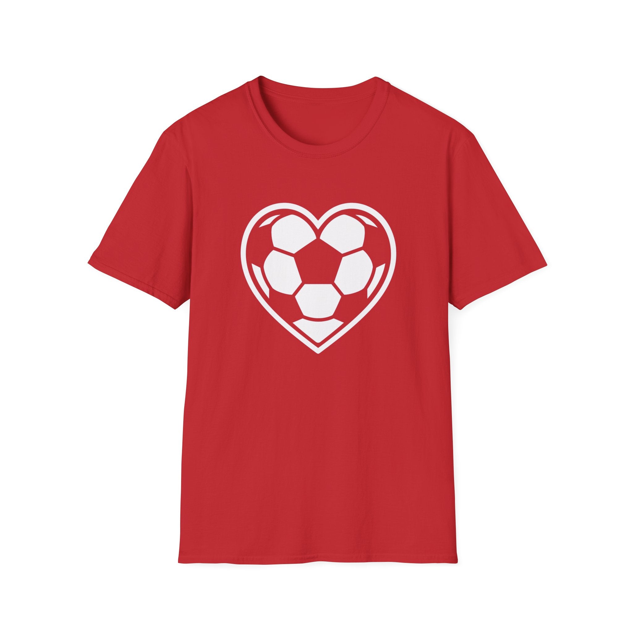 Distressed Soccer Heart T-Shirt
