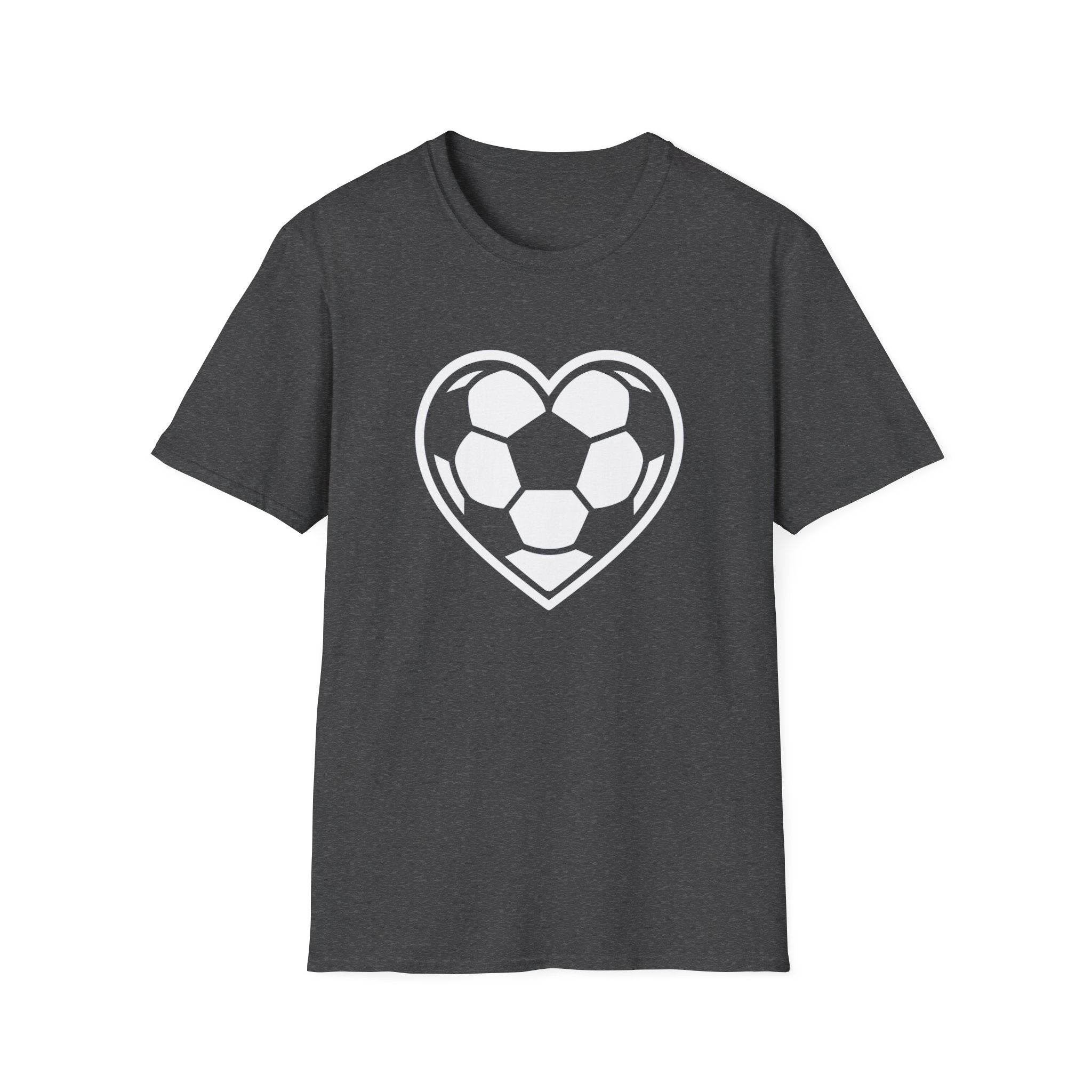 Distressed Soccer Heart T-Shirt