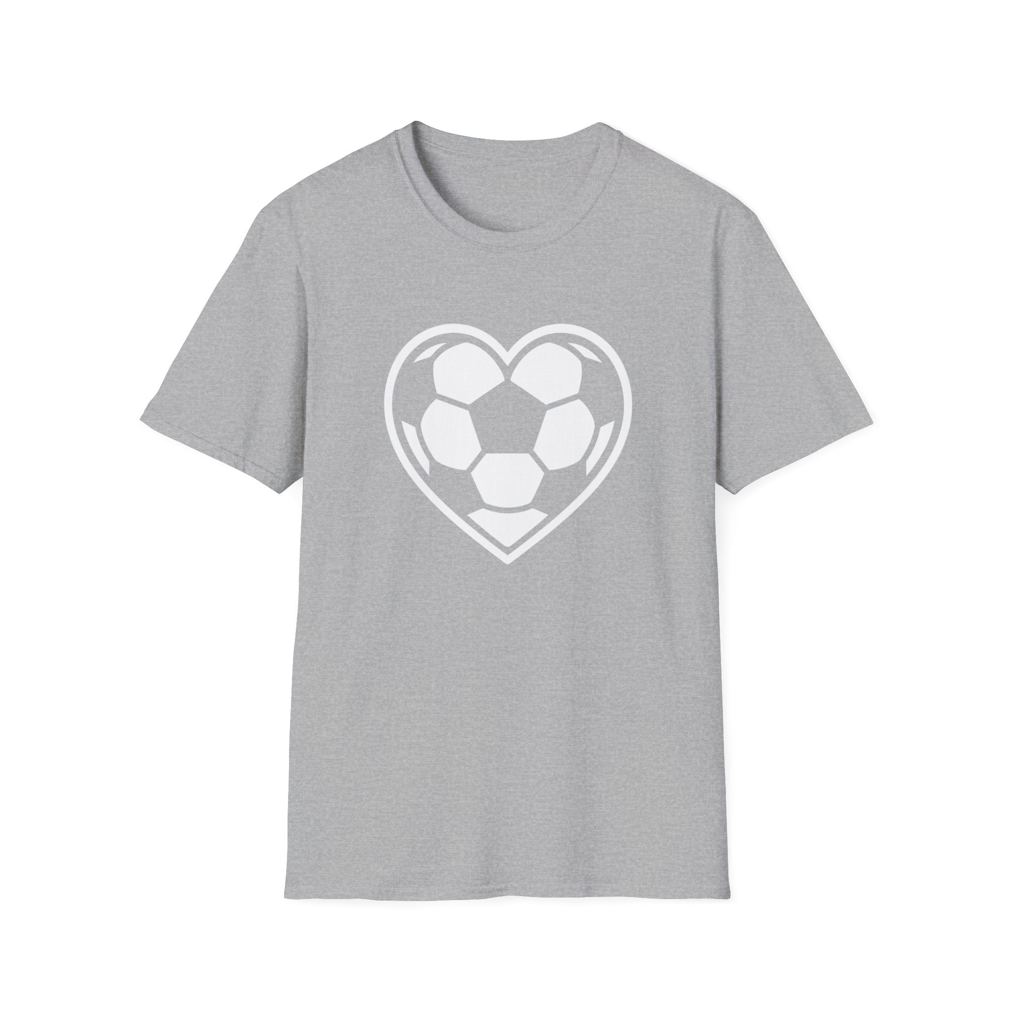 Distressed Soccer Heart T-Shirt