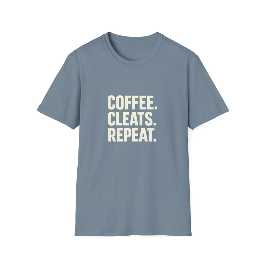 Coffee Cleats Repeat T-Shirt