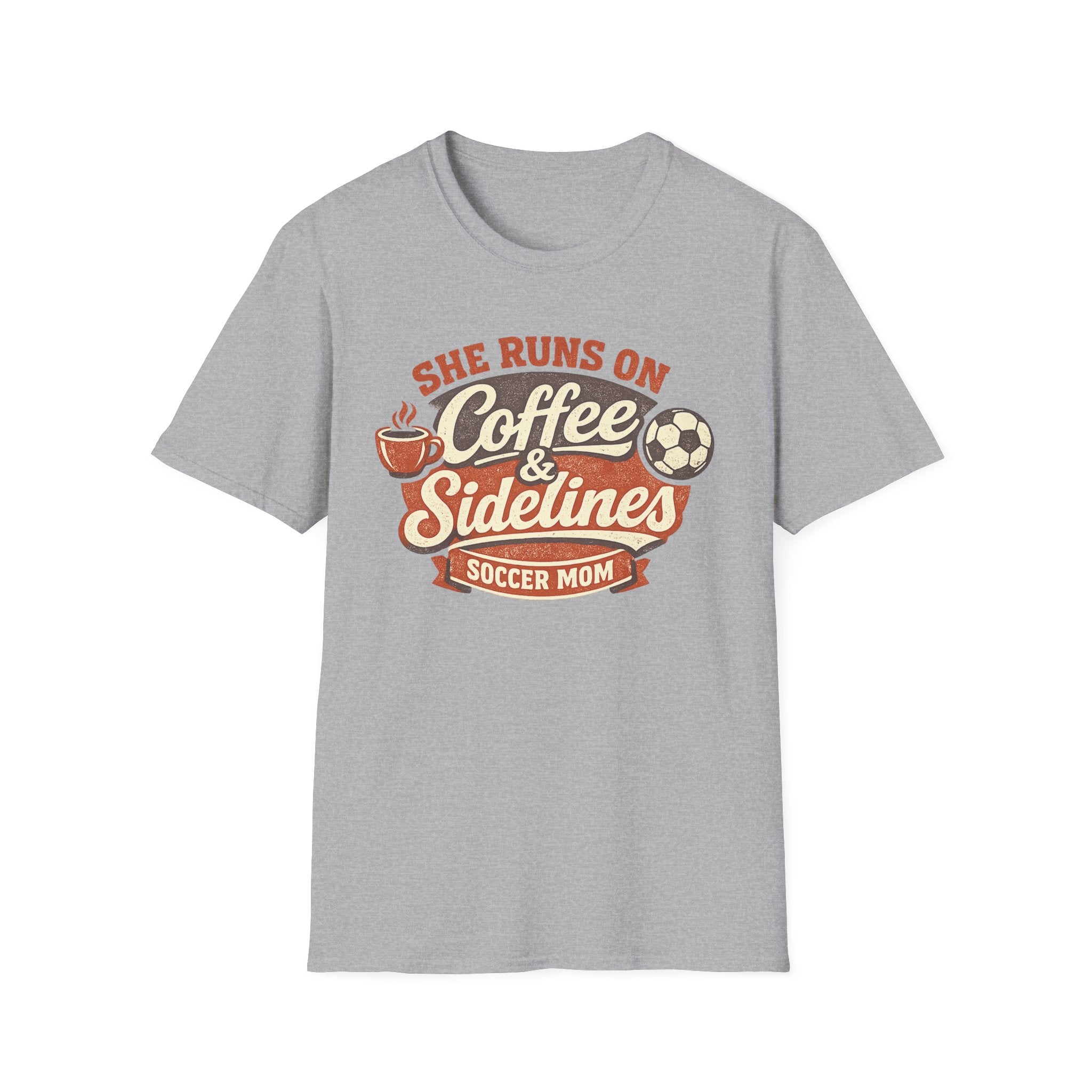 Coffee & Sidelines Soccer Mom T-Shirt