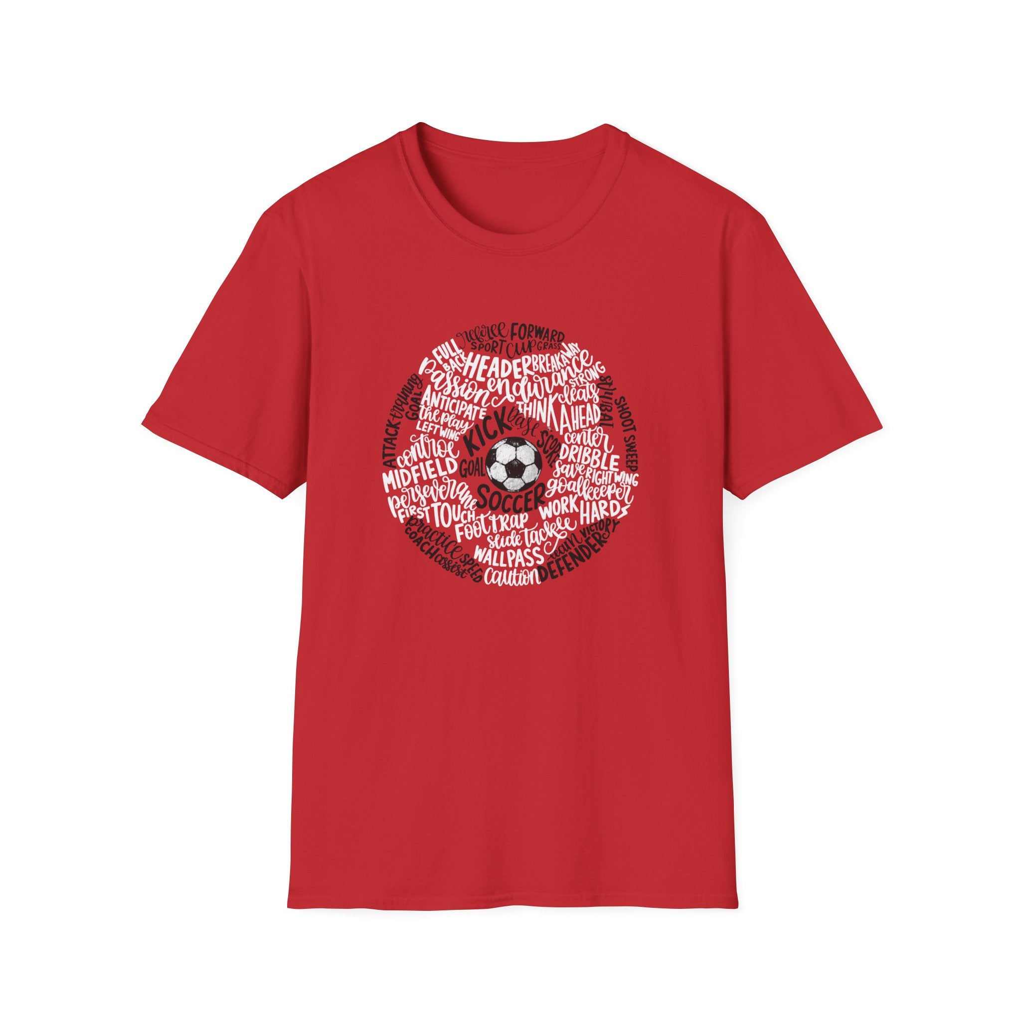 Soccer Typography T-Shirt
