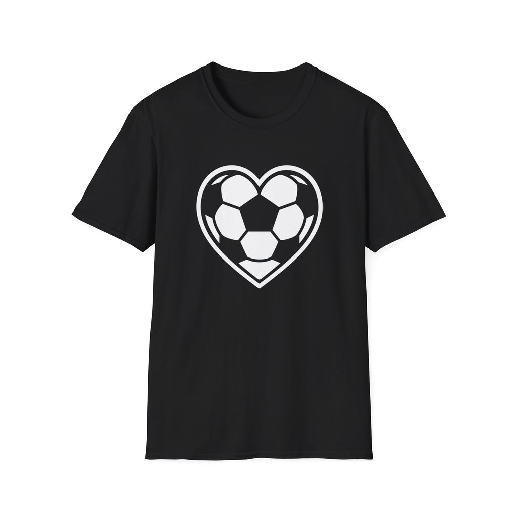 Distressed Soccer Heart T-Shirt